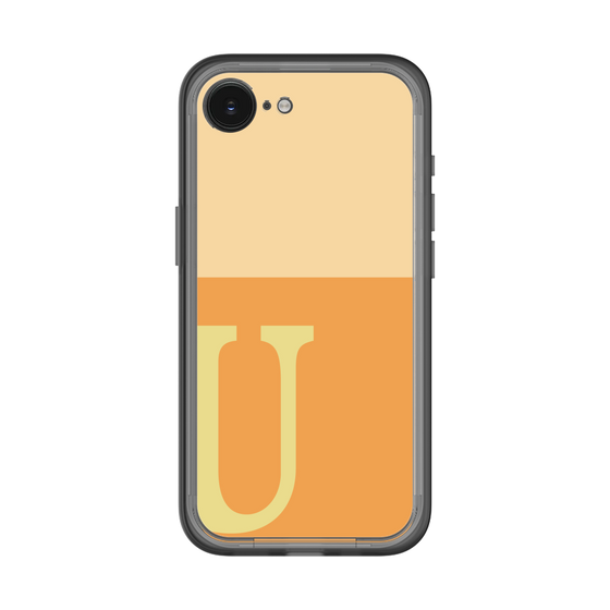 スリムプロテクションプレミアムケース［ オリジナル - initial two tone - U orange ］