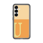 スリムプロテクションプレミアムケース［ オリジナル - initial two tone - U orange ］