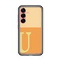 スリムプロテクションプレミアムケース［ オリジナル - initial two tone - U orange ］