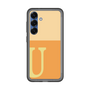 スリムプロテクションプレミアムケース［ オリジナル - initial two tone - U orange ］