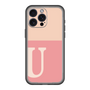 スリムプロテクションプレミアムケース［ オリジナル - initial two tone - U pink ］
