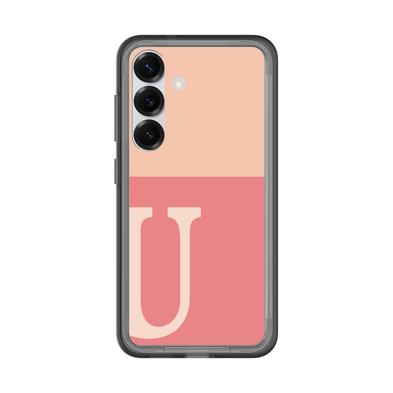 スリムプロテクションプレミアムケース［ オリジナル - initial two tone - U pink ］