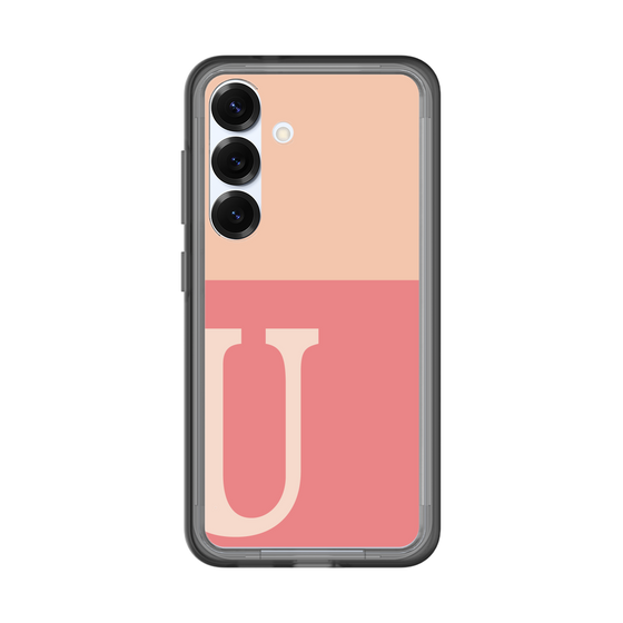 スリムプロテクションプレミアムケース［ オリジナル - initial two tone - U pink ］