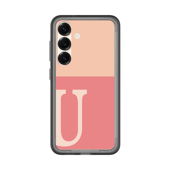 スリムプロテクションプレミアムケース［ オリジナル - initial two tone - U pink ］