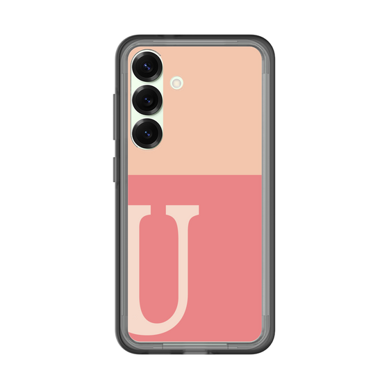 スリムプロテクションプレミアムケース［ オリジナル - initial two tone - U pink ］