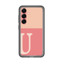 スリムプロテクションプレミアムケース［ オリジナル - initial two tone - U pink ］