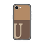 スリムプロテクションプレミアムケース［ オリジナル - initial two tone - U brown ］