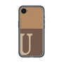 スリムプロテクションプレミアムケース［ オリジナル - initial two tone - U brown ］