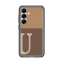 スリムプロテクションプレミアムケース［ オリジナル - initial two tone - U brown ］