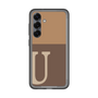 スリムプロテクションプレミアムケース［ オリジナル - initial two tone - U brown ］