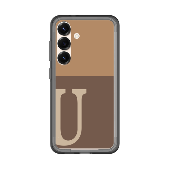 スリムプロテクションプレミアムケース［ オリジナル - initial two tone - U brown ］