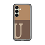 スリムプロテクションプレミアムケース［ オリジナル - initial two tone - U brown ］