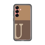 スリムプロテクションプレミアムケース［ オリジナル - initial two tone - U brown ］