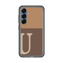 スリムプロテクションプレミアムケース［ オリジナル - initial two tone - U brown ］