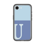 スリムプロテクションプレミアムケース［ オリジナル - initial two tone - U blue ］