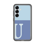 スリムプロテクションプレミアムケース［ オリジナル - initial two tone - U blue ］