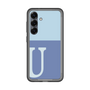 スリムプロテクションプレミアムケース［ オリジナル - initial two tone - U blue ］