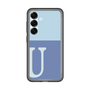 スリムプロテクションプレミアムケース［ オリジナル - initial two tone - U blue ］