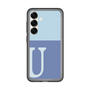 スリムプロテクションプレミアムケース［ オリジナル - initial two tone - U blue ］