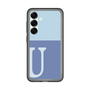 スリムプロテクションプレミアムケース［ オリジナル - initial two tone - U blue ］