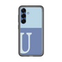 スリムプロテクションプレミアムケース［ オリジナル - initial two tone - U blue ］