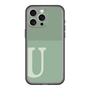 スリムプロテクションプレミアムケース［ オリジナル - initial two tone - U green ］