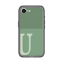 スリムプロテクションプレミアムケース［ オリジナル - initial two tone - U green ］