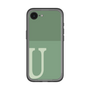 スリムプロテクションプレミアムケース［ オリジナル - initial two tone - U green ］