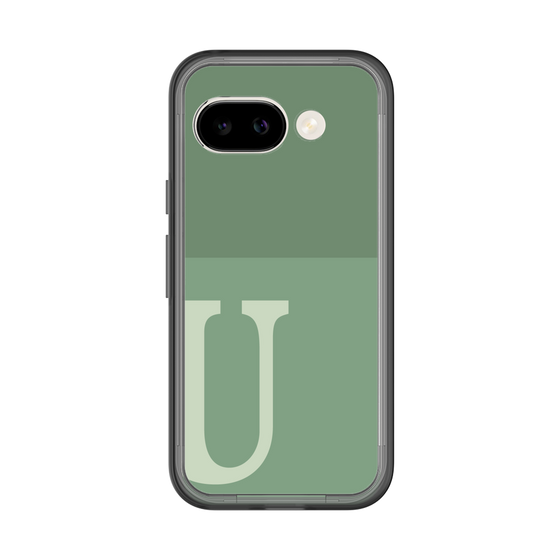 スリムプロテクションプレミアムケース［ オリジナル - initial two tone - U green ］