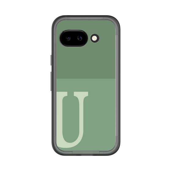スリムプロテクションプレミアムケース［ オリジナル - initial two tone - U green ］