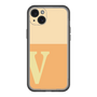 スリムプロテクションプレミアムケース［ オリジナル - initial two tone - V orange ］