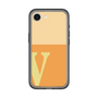 スリムプロテクションプレミアムケース［ オリジナル - initial two tone - V orange ］