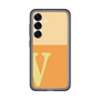 スリムプロテクションプレミアムケース［ オリジナル - initial two tone - V orange ］