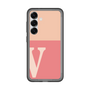 スリムプロテクションプレミアムケース［ オリジナル - initial two tone - V pink ］