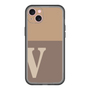 スリムプロテクションプレミアムケース［ オリジナル - initial two tone - V brown ］