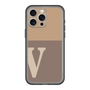 スリムプロテクションプレミアムケース［ オリジナル - initial two tone - V brown ］