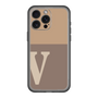 スリムプロテクションプレミアムケース［ オリジナル - initial two tone - V brown ］