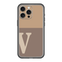 スリムプロテクションプレミアムケース［ オリジナル - initial two tone - V brown ］