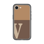 スリムプロテクションプレミアムケース［ オリジナル - initial two tone - V brown ］