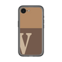 スリムプロテクションプレミアムケース［ オリジナル - initial two tone - V brown ］