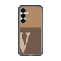 スリムプロテクションプレミアムケース［ オリジナル - initial two tone - V brown ］
