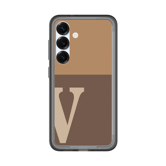 スリムプロテクションプレミアムケース［ オリジナル - initial two tone - V brown ］