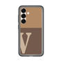 スリムプロテクションプレミアムケース［ オリジナル - initial two tone - V brown ］