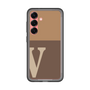 スリムプロテクションプレミアムケース［ オリジナル - initial two tone - V brown ］