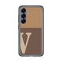 スリムプロテクションプレミアムケース［ オリジナル - initial two tone - V brown ］