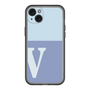 スリムプロテクションプレミアムケース［ オリジナル - initial two tone - V blue ］