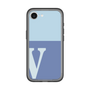 スリムプロテクションプレミアムケース［ オリジナル - initial two tone - V blue ］