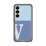 スリムプロテクションプレミアムケース［ オリジナル - initial two tone - V blue ］