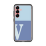 スリムプロテクションプレミアムケース［ オリジナル - initial two tone - V blue ］