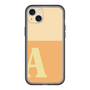 スリムプロテクションプレミアムケース［ オリジナル - initial two tone - A orange ］